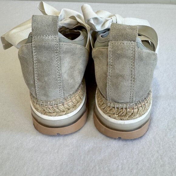 FREE PEOPLE Chapmin Espadrille Sneaker in Gray/Ivory Sz. EU39 - Picture 4 of 9